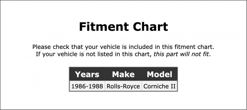 Rear Outer Manual Transmission Race For Rolls-royce Corniche Ii 1986 1987 1988 Pc-403834