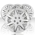 Set Of Four 16 Silver Abs Wheel Covers For 2000-2011 Chevy Impala Push-on 
