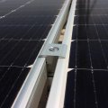 Uxcell 12pcs Solar Panel Middle Clamp 35mm Aluminum Center Clamps Pv Rail Mounting System Install Hardware Silver