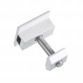 Uxcell 12pcs Solar Panel Middle Clamp 35mm Aluminum Center Clamps Pv Rail Mounting System Install Hardware Silver