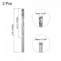 Uxcell 9mm Cutting Dia Cemented Carbide Twist Extra Long Drill Bit With Round Straight Shank For Hardened Steel Stainless 160mm