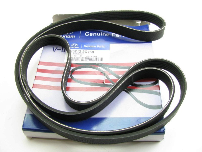 Genuine 25212-2g760 Ribbed V Belt For Car Direct Fit Replacement Part