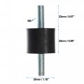X Autohaux 4pcs M8 Car Anti Vibration Rubber Isolator Damper 30x25mm Bobbin Mount Shock Absorb Mounts For Compressors Vv