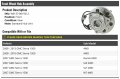Marketplace Auto Parts Front Wheel Hub Bearing Assembly Compatible With 2007-2013 Gmc Sierra 1500 Awd