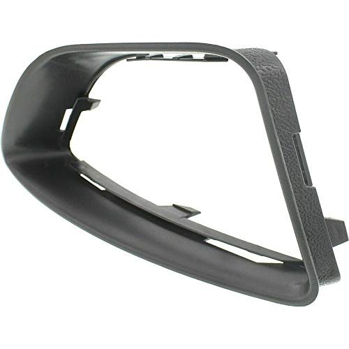 Dat Auto Parts Left Front Driver Side Fog Light Cover Insert Surround Molding Replacement For 10-12 Ford Fusion Black Textured