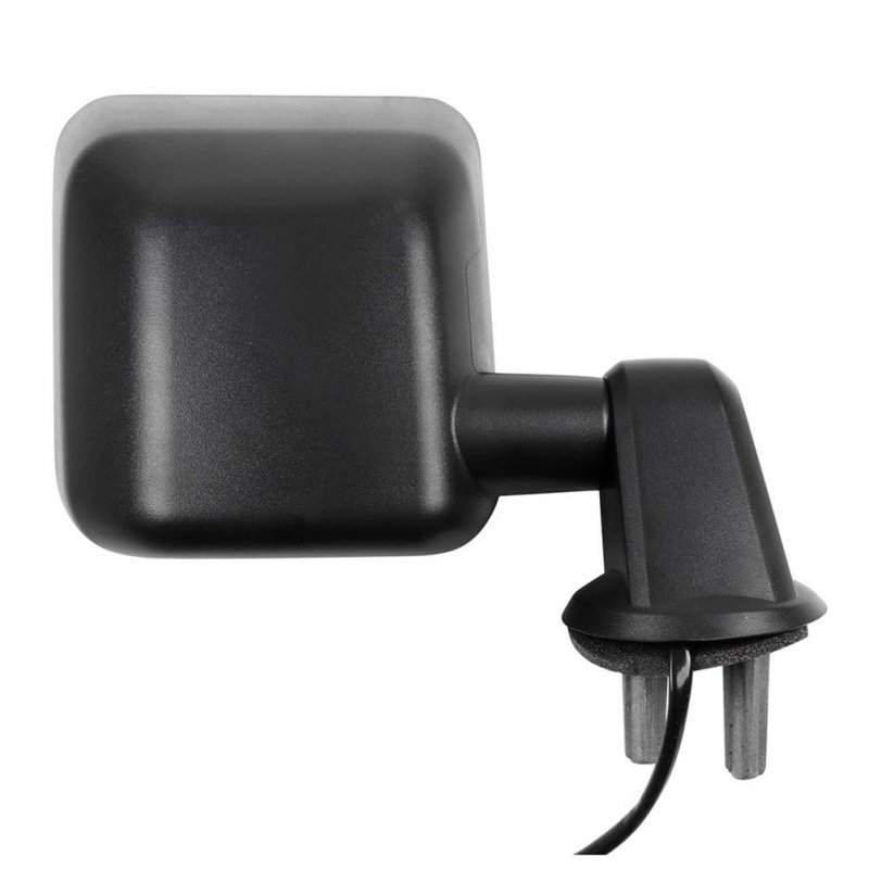 Driver And Passenger Side View Mirrors For 2007-2017 Jeep Wrangler Textured Manual Folding Heated Abs