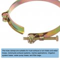 Uxcell 4pcs T-bolt Hose Clamps 32-35mm 1 26 -1 38 Id Range Iron Radiator Intake Clamp For Truck Exhaust