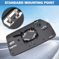 Driver Left Side Heated Mirror Glass Compatible With 2004-2014 Ford F150 Exterior Rearview Convex W Backing Holder Replace