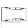 Fastasticdeals Metal Insert License Plate Frame Hockey Goalie A Weatherproof Car Accessories Chrome 4 Holes Solid 