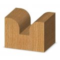Whiteside Router Bits 2052 Plunge Round Over Bit With Point 1 4-inch Radius 3 Large Diameter And Small