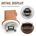 2pcs 3 Pin Turn Signal Brake Light Socket 2u5z-13411-sa For Ford F150 F250 Super Duty Ranger Crown Vic 2004 11 Lincoln Mark Lt