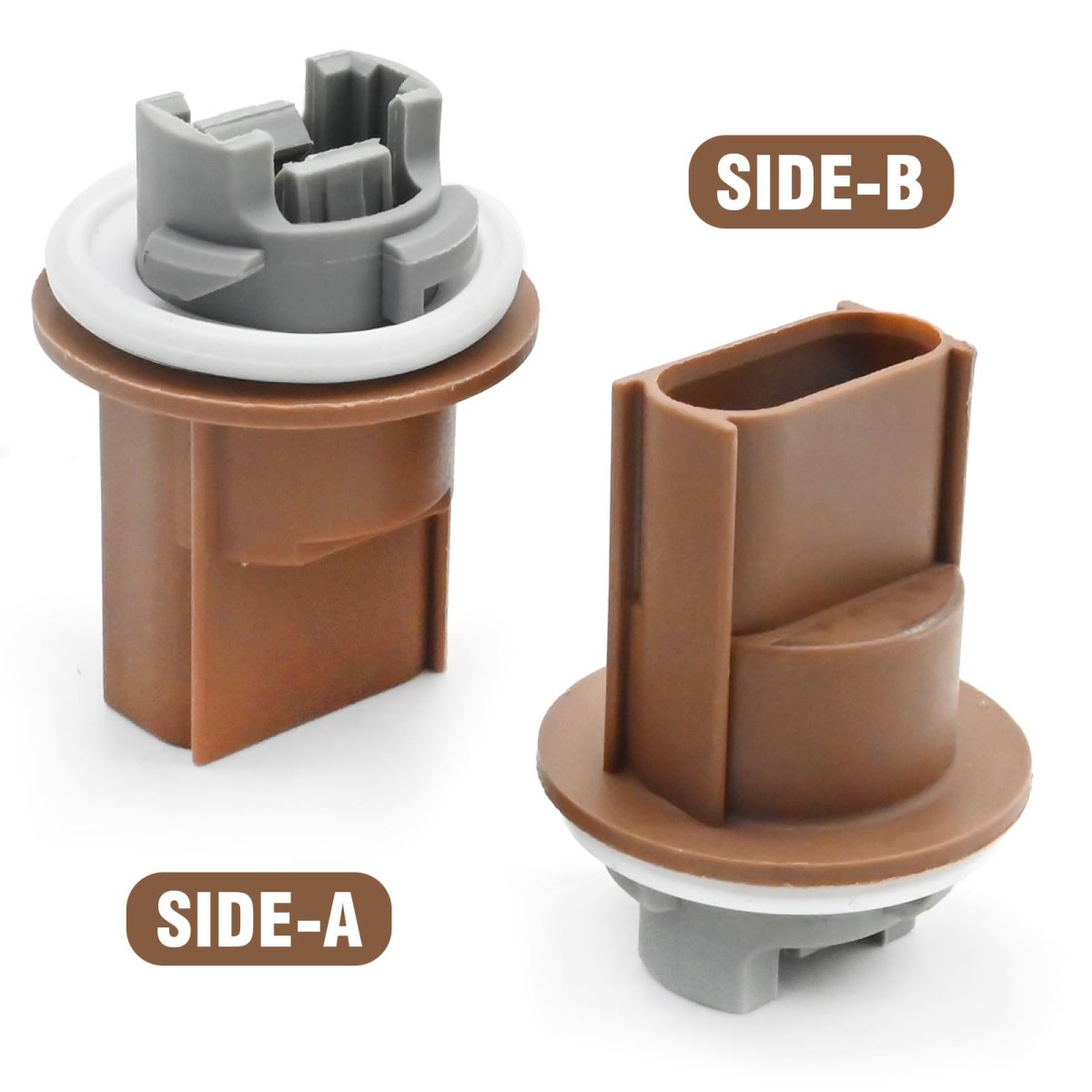 2pcs 3 Pin Turn Signal Brake Light Socket 2u5z-13411-sa For Ford F150 F250 Super Duty Ranger Crown Vic 2004 11 Lincoln Mark Lt