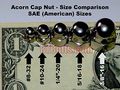 10 Pack 5 16 Acorn Cap Nuts And Washers A Stainless Steel 