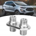 A C Bulkhead Car 2 Port Air Conditioning Universal Heater Interface Modification Ac Hose Port Silver