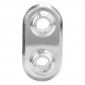 A C Bulkhead Car 2 Port Air Conditioning Universal Heater Interface Modification Ac Hose Port Silver