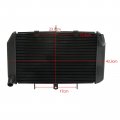 Topteng Aluminum Radiator Replacement Cooler Cooling For Kawasaki Z1000 2010-2017 Z1000sx 2011-2015