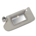 Auto Dynasty Sun Visor Sunshade With Vanity Light And Mirror For 2013-2018 Altima Lighted Models Driver Left Side Gray 