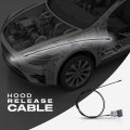 Hood Release Cable For Nissan Pathfinder 2005 2012 79 In With Handle Black Plastic Metal Replacement 65621ea500 65621zs00a