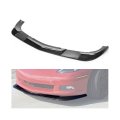 Hecasa Front Bumper Lip Splitter For 2005-2013 Chevy Corvette C6 Base Models Lower Abs Plastic Carbon Fiber Printing 
