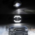 Nslumo Led Fog Lamp Assembly Replacement For Ram 1500 2500 3500 Pickup 2019 2020 2021 2022 2023 Xenon White Halo Drl Driving 