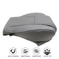 Front Driver Or Passenger Bottom Replacement Perforated Seat Cover Graphite Gray Microfiber Leather For Toyota Sequoia Tundra