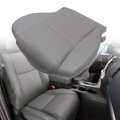 Front Driver Or Passenger Bottom Replacement Perforated Seat Cover Graphite Gray Microfiber Leather For Toyota Sequoia Tundra