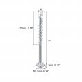 Uxcell 8x2 Pocket Hole Screws 50pcs Phillips Drive Self Tapping Wood With Zinc Plated For Woodworking