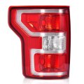 Rear Tail Light Assembly W O Bulbs Wiring Harness For Ford F150 2018-2020 Jl3z13405h Fo2800265 Lh Driver Side Red Lens Chrome 