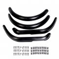 Ecotric Fender Flare Kit Compatible With 1955-1986 Jeep Cj Cj5 Cj7 Factory Style Front And Rear Mudguard