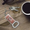 Graphics More Beer Pong Proof That Sports And Alcohol Do Mix Funny Humor Retro Keychain Rectangle Chrome Plated Metal Bottle
