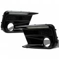 Hecasa Driving Fog Light Bezel Cover With Led For 2018-2021 Subaru Wrx Sti