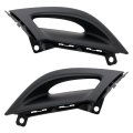 Bumper Cover Air Duct Pair For Honda Accord 2023 2024 Ex Sedan Driver And Passenger Side Smooth Primed Black Plastic Ho1038182 