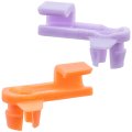 Rexka 10pcs Door Lock Rod Clips Lh Purple Rh Orange 4 2mm 6mm Hole Honda Acura Accord Civic Mdx Odyssey Pilot Rl Tl 