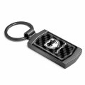 Ipick Image For Dodge Viper Logo Real Black Carbon Fiber Gunmetal Metal Case Key Chain Keychain Official Licensed