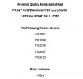 Compatible With 4 Lower Or Upper Ball Joint For