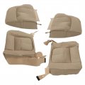 Tan Cloth Seat Cover 4 Piece Set For 2011 2012 2013 2014 F150 Front Driver And Passenger Bottom Lean Back Replacement Covers