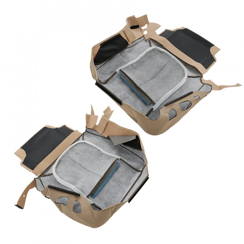 Tan Cloth Seat Cover 4 Piece Set For 2011 2012 2013 2014 F150 Front Driver And Passenger Bottom Lean Back Replacement Covers