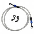 X Autohaux Brake Hose An3 28 90 Degree M10 Motorcycle Hydraulic Line Oil Pipe Fitting For Atv Motocross Racing Bike 130cm