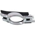 Mercedes Benz Gl450 Fog Light Cover Passenger Side 2007 To 2012 Chrome And Black With Curve Lighting Dot Sae Compliant 