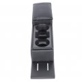 Hecasa Center Mini Cup Holder Console Compatible With 2006-2020 Dodge Charger Police 2005-2007 Magnum New Black