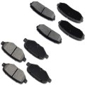Brake Pad Set 8pcs Front And Rear Ceramic D1258 D1377 