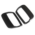 Dry Carbon Fiber Hood Air Vent Cover Bonnet Intake Scoop 2 Pieces For 2019 2021 Glossy Black Inlet Trim Replacement Parts