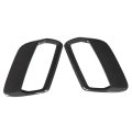 Car Intake Scoop Bonnet Vent Hood 2pcs Dry Carbon Fiber Air Cover Inlet Trim For 2019a 2021 