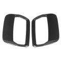 Dry Carbon Fiber Hood Air Vent Cover Bonnet Intake Scoop 2 Pieces For 2019 2021 Glossy Black Inlet Trim Replacement Parts