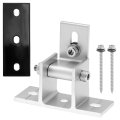 Adjustable Solar Panel Mounting Brackets 8pcs Aluminum Alloy Tilt Mount For 400w-500w Panels Rvs Boats And Roof Installations 