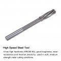 Uxcell Chucking Reamers 15mm H7 4241 High Speed Steel Spiral Flutes Lathe Machine Reamer Milling Cutter