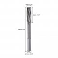 Uxcell Chucking Reamers 15mm H7 4241 High Speed Steel Spiral Flutes Lathe Machine Reamer Milling Cutter