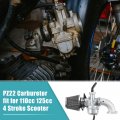 X Autohaux Pz22 Carburetor 22mm Carb Kit With Hand Choke Lever 38mm Air Filter For 110cc 125cc Atv Quad Dirt Bike Pit Scooter
