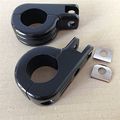 Motorcycle 1 4 Guard Crash Bar Mount Footpeg P Clamps For Suzuki M109r M90 S50 C90 C109r