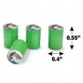 Rainbow Trout Fishing 7 Valve Stem Caps For Tire Rim Wheel Aluminum Green